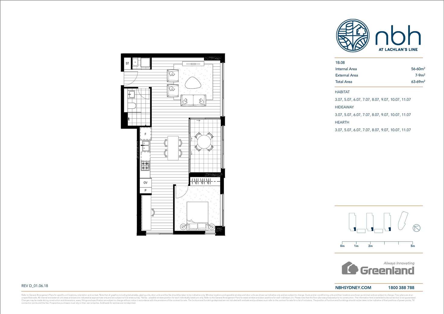 Floorplan of Homely apartment listing, 807/23 Halifax Street, Macquarie Park NSW 2113