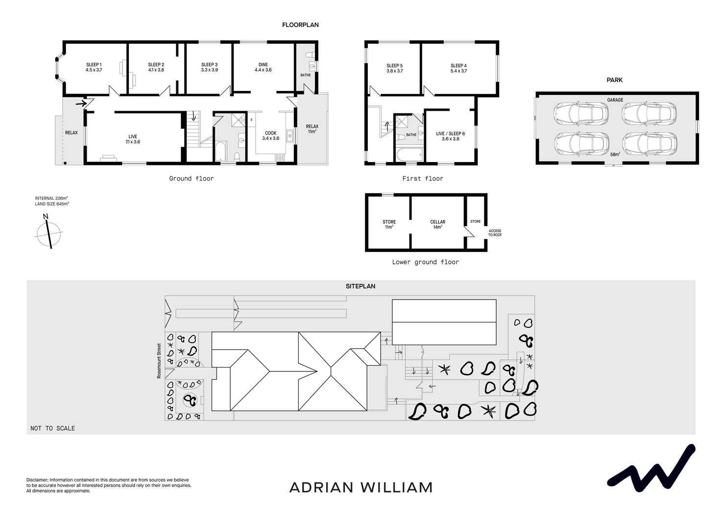 Floorplan of Homely house listing, 12 Rosemount Avenue, Summer Hill NSW 2130