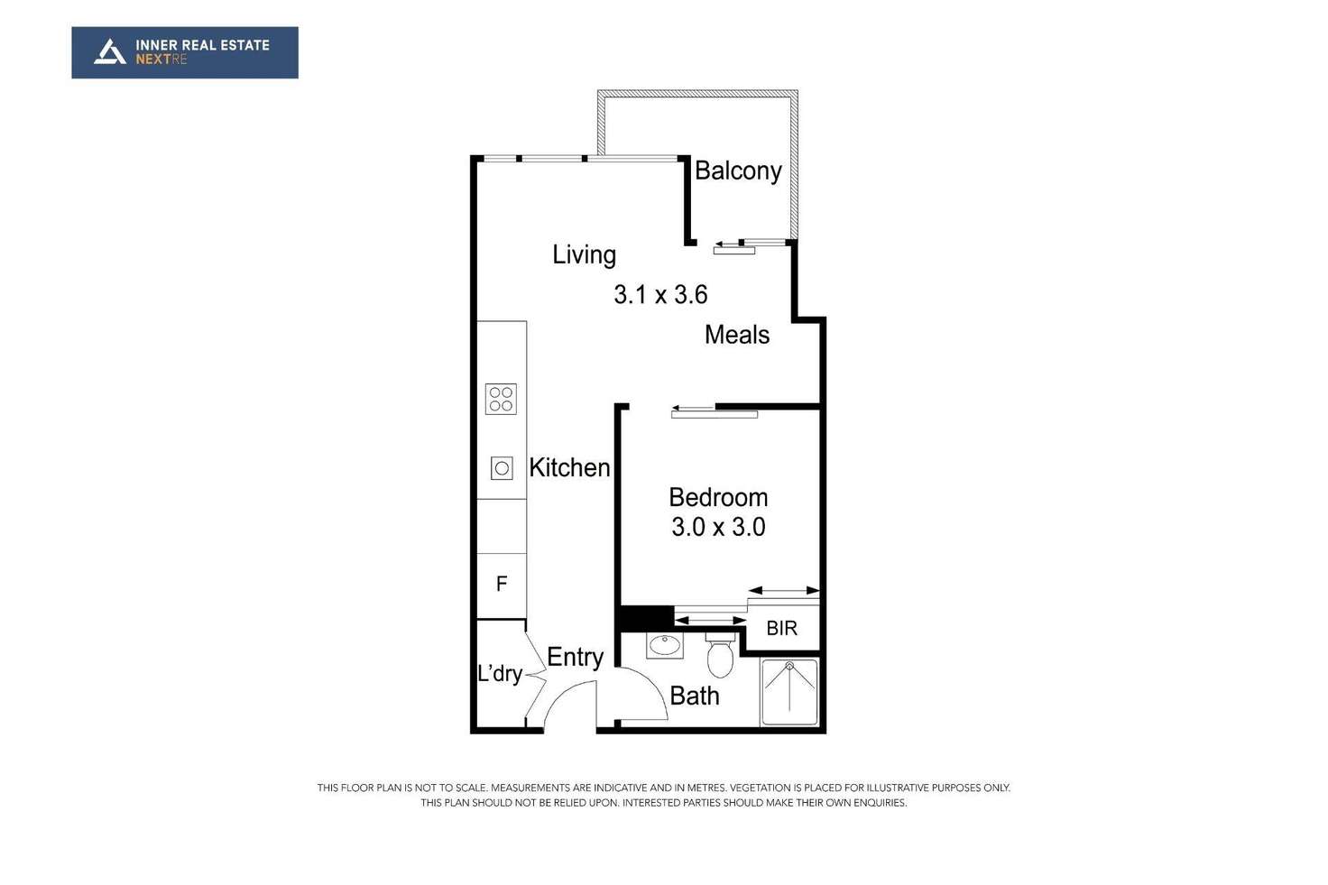 Floorplan of Homely apartment listing, 1003/11 Rose Lane, Melbourne VIC 3000