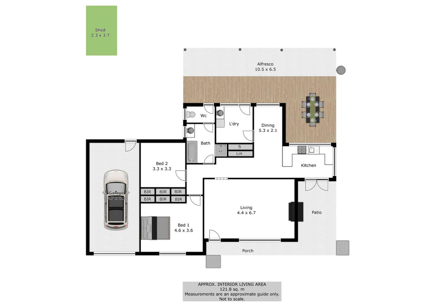 Floorplan of Homely house listing, 42 Gallipoli Street, Corowa NSW 2646