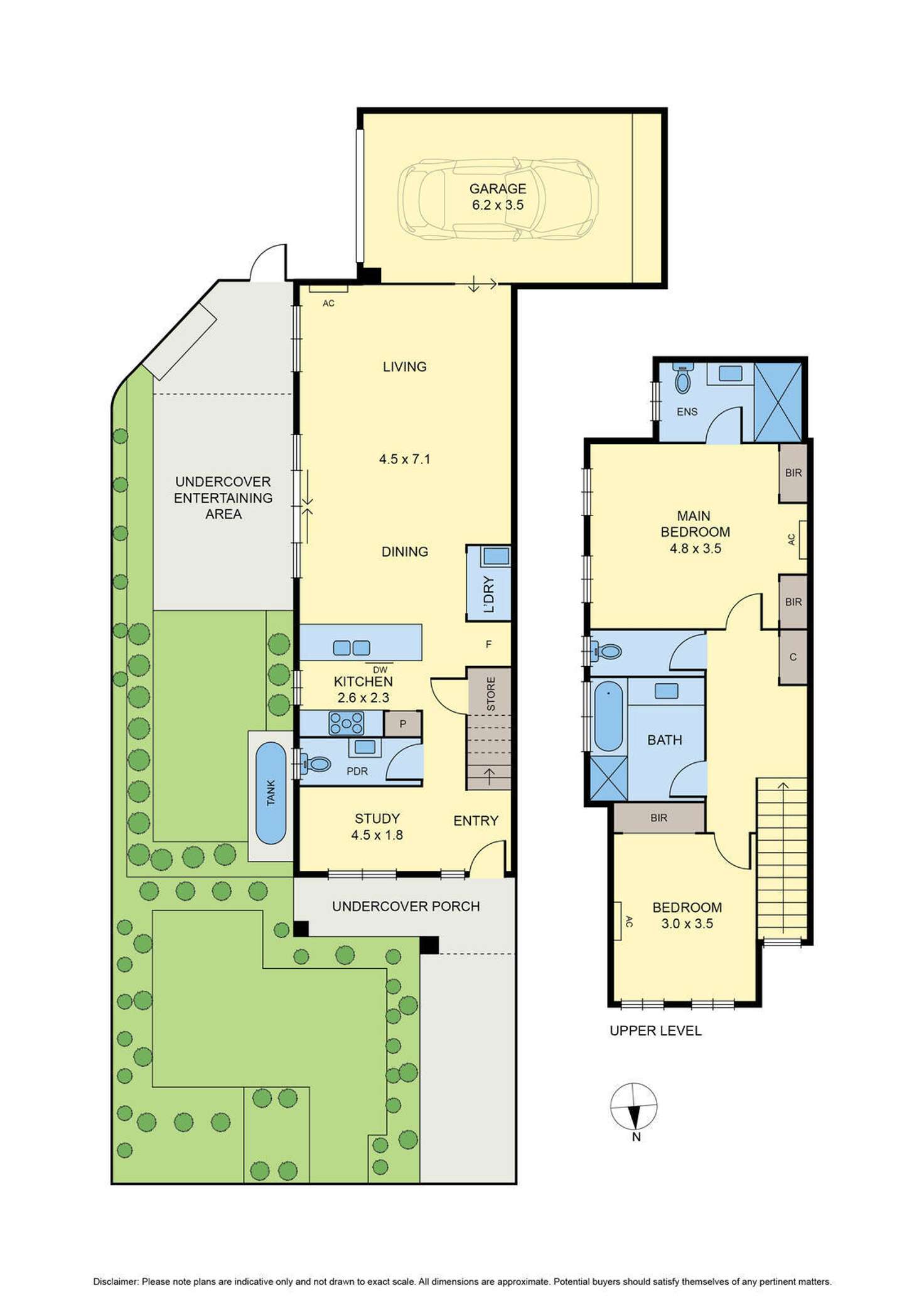 Floorplan of Homely townhouse listing, 2/25 Emerald Street, Essendon West VIC 3040