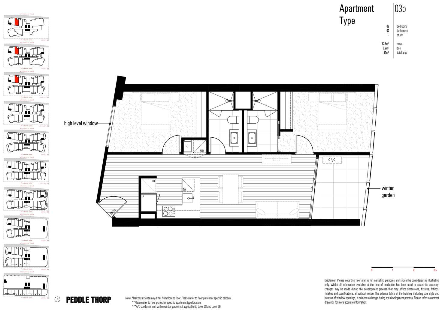 Floorplan of Homely apartment listing, 2702/828 Whitehorse Road, Box Hill VIC 3128
