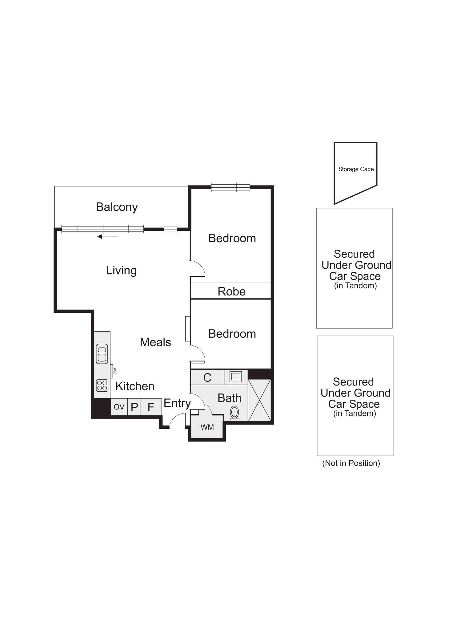 Floorplan of Homely apartment listing, 26/15 Liardet Street, Port Melbourne VIC 3207