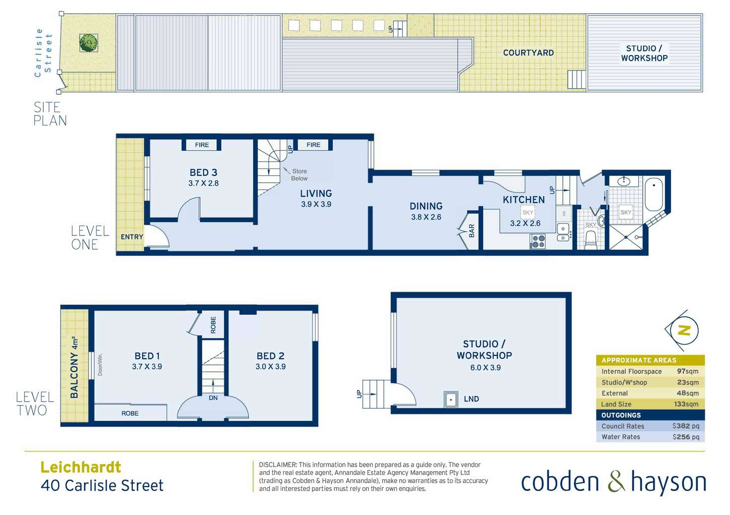 Floorplan of Homely house listing, 40 Carlisle Street, Leichhardt NSW 2040