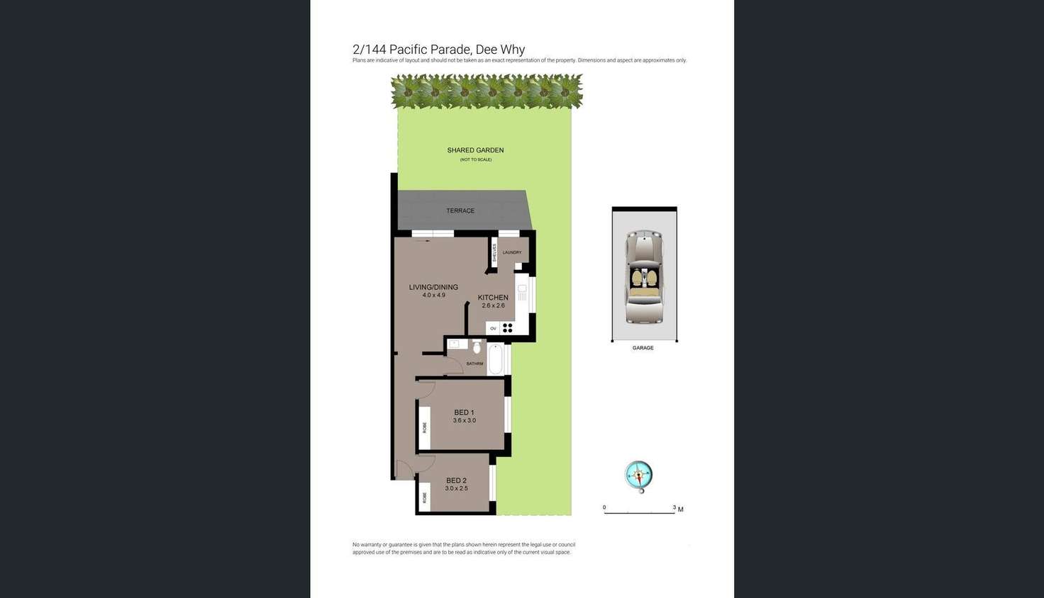Floorplan of Homely apartment listing, 2/144-146 Pacific Parade, Dee Why NSW 2099