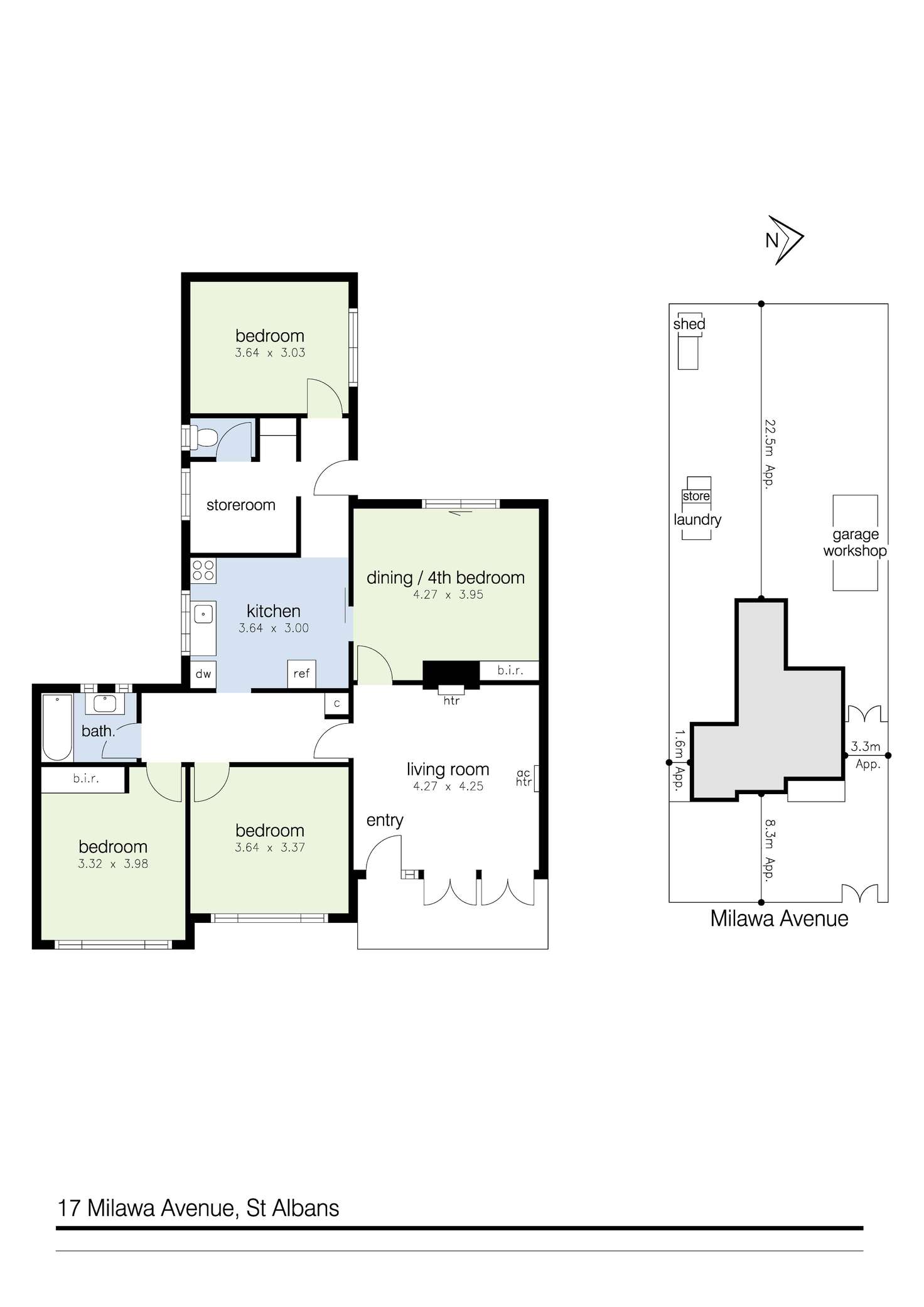 Floorplan of Homely house listing, 17 Millawa Avenue, St Albans VIC 3021