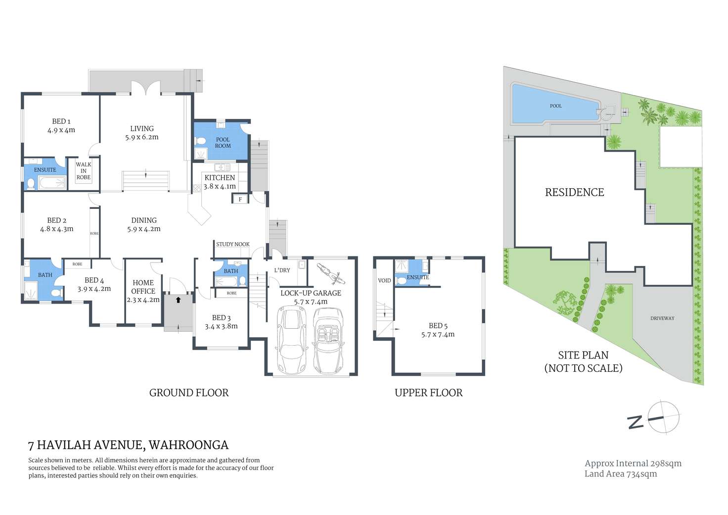 Floorplan of Homely house listing, 7 Havilah Avenue, Wahroonga NSW 2076