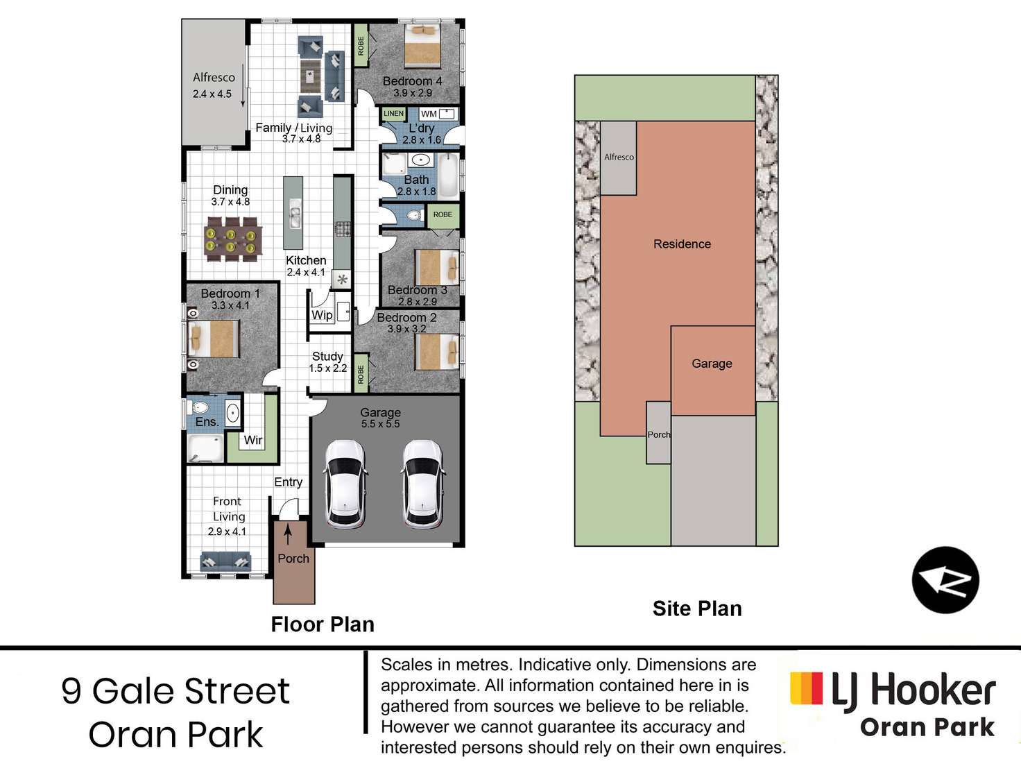 Floorplan of Homely house listing, 9 Gale Street, Oran Park NSW 2570