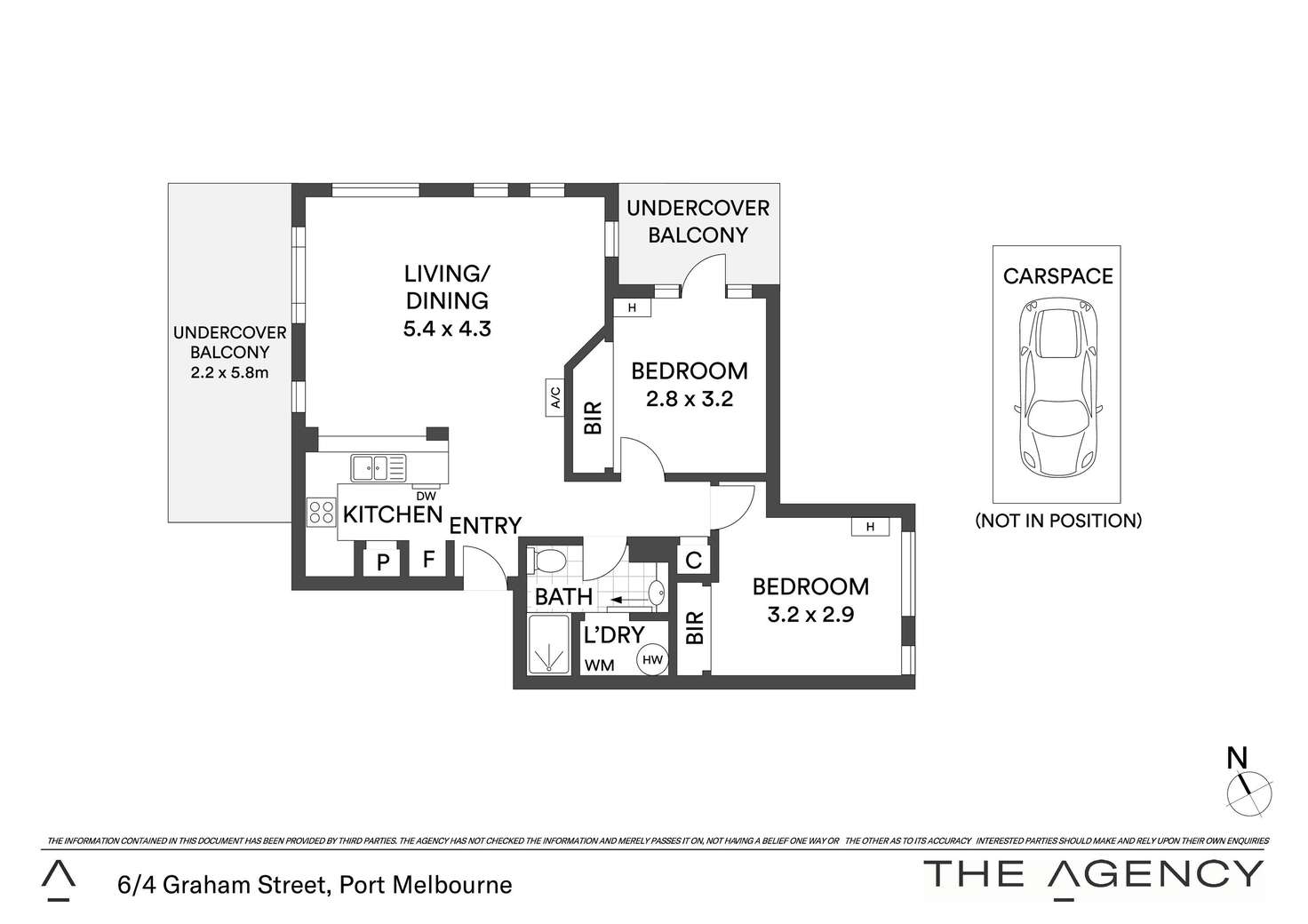 Floorplan of Homely apartment listing, 6/4 Graham Street, Port Melbourne VIC 3207