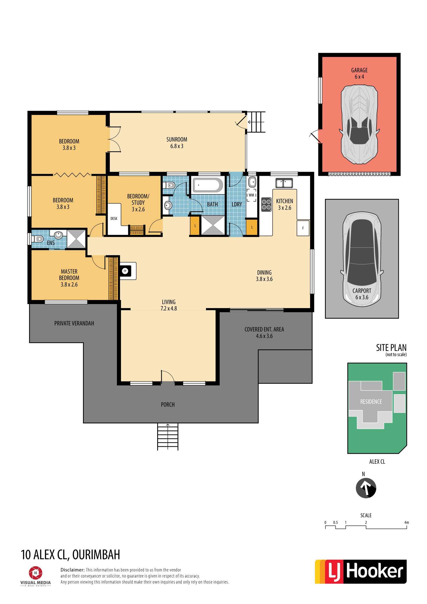 Floorplan of Homely house listing, 10 Alex Close, Ourimbah NSW 2258