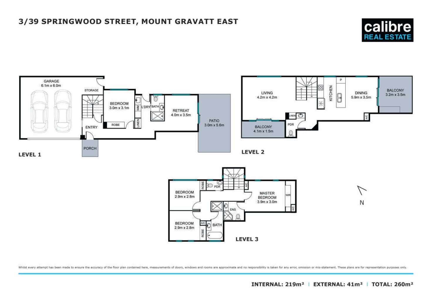 Floorplan of Homely townhouse listing, 3/39 Springwood Street, Mount Gravatt East QLD 4122