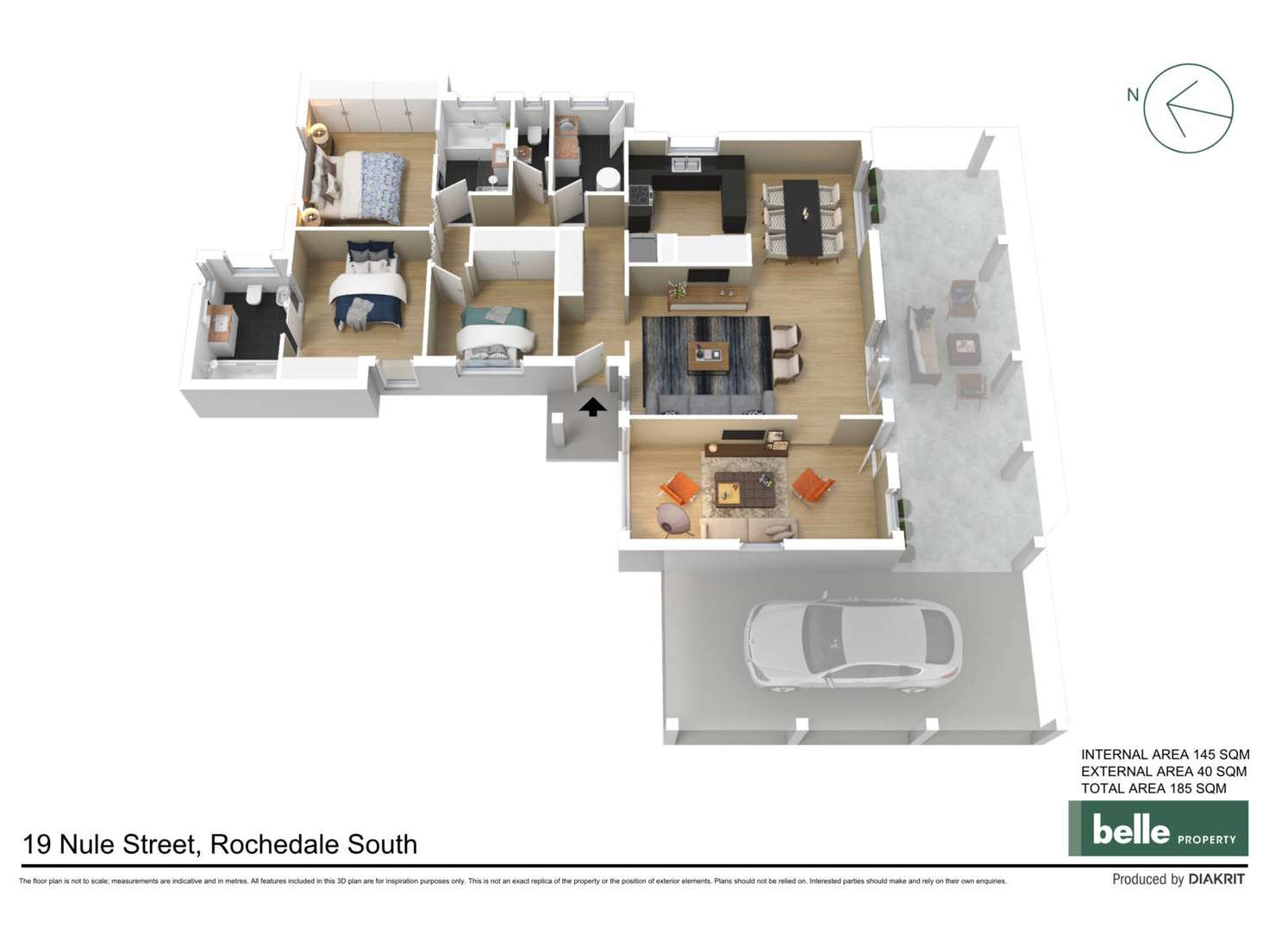 Floorplan of Homely house listing, 19 Nule Street, Rochedale South QLD 4123