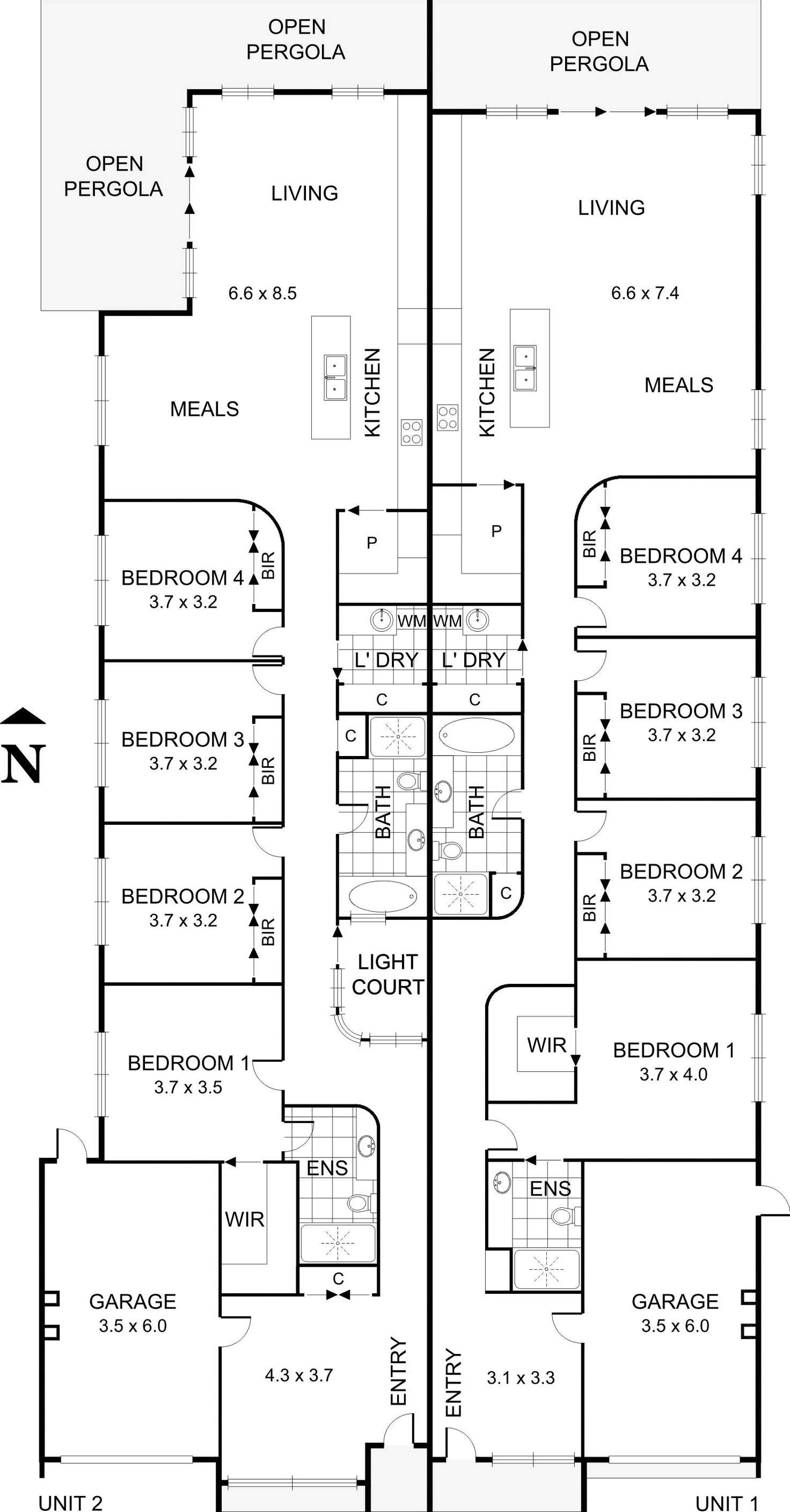 Floorplan of Homely house listing, 8 Newton Street, Glenroy VIC 3046