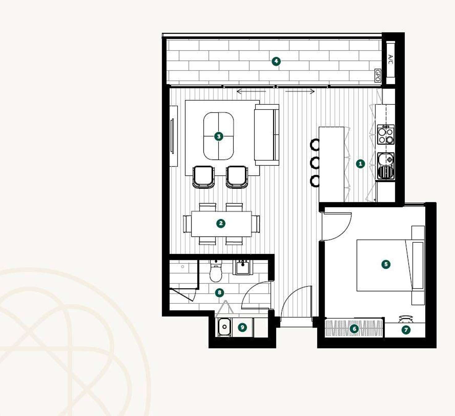 Floorplan of Homely apartment listing, 202/110 Roberts Street, West Footscray VIC 3012