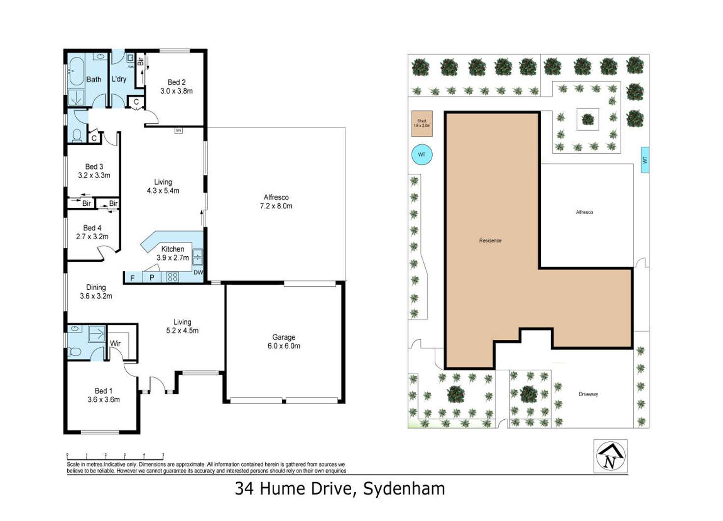 Floorplan of Homely house listing, 34 Hume Drive, Sydenham VIC 3037