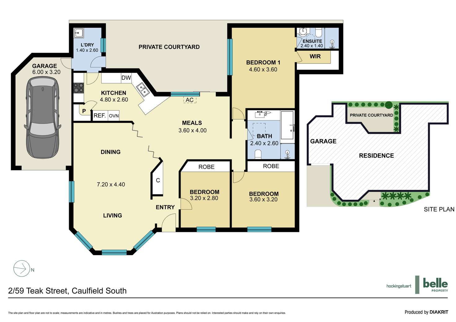 Floorplan of Homely unit listing, 2/59 Teak Street, Caulfield South VIC 3162