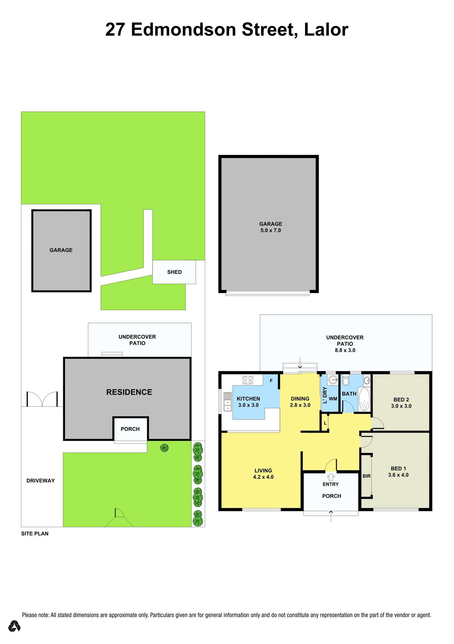 Floorplan of Homely house listing, 27 Edmondson Street, Lalor VIC 3075