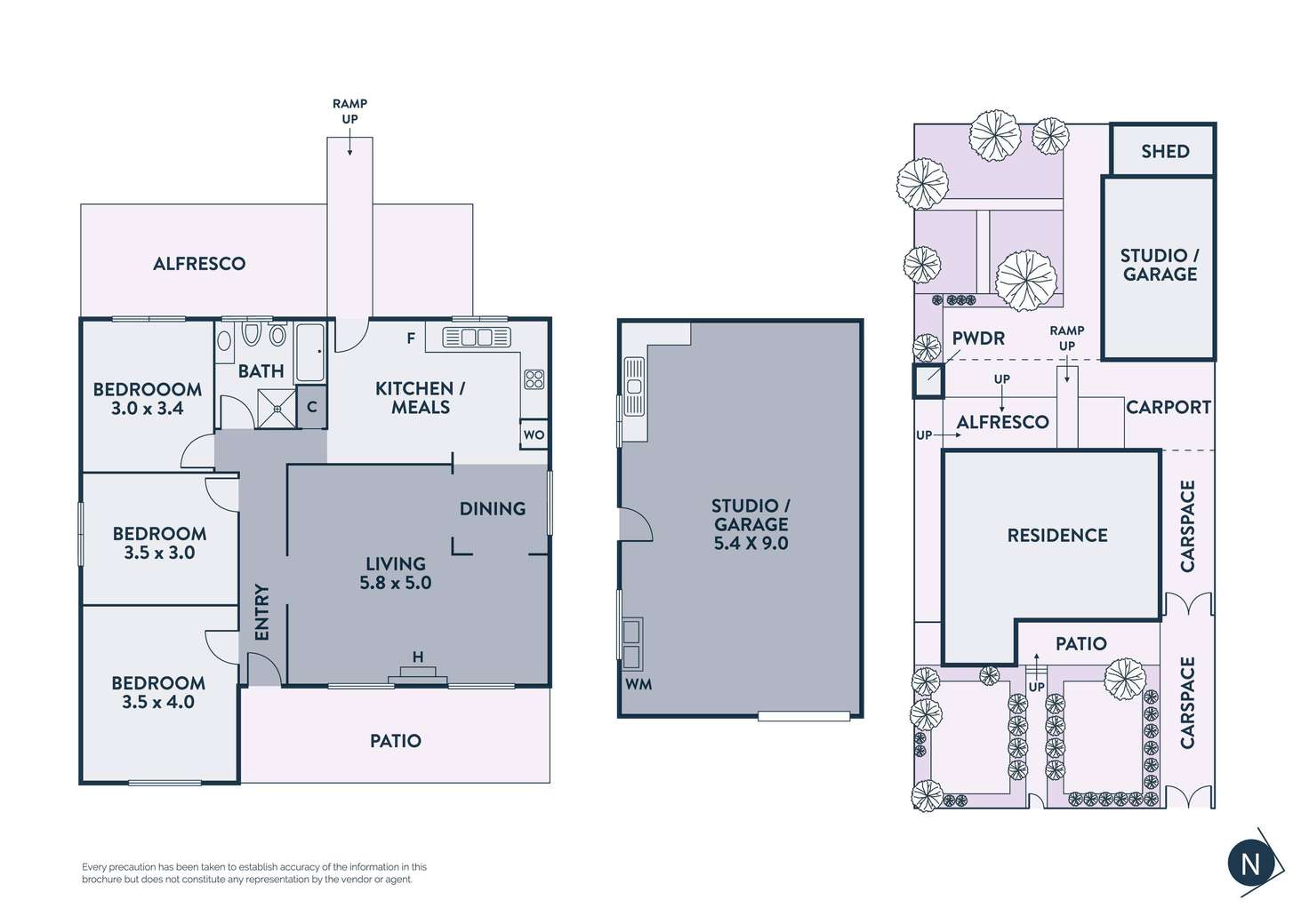 Floorplan of Homely house listing, 197 Darebin Drive, Lalor VIC 3075
