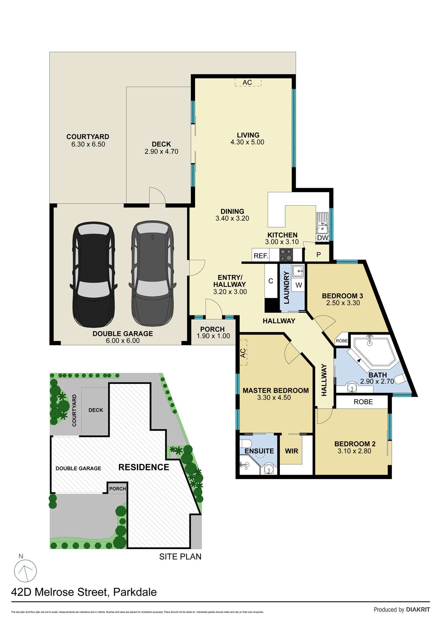 Floorplan of Homely townhouse listing, 42D Melrose Street, Parkdale VIC 3195