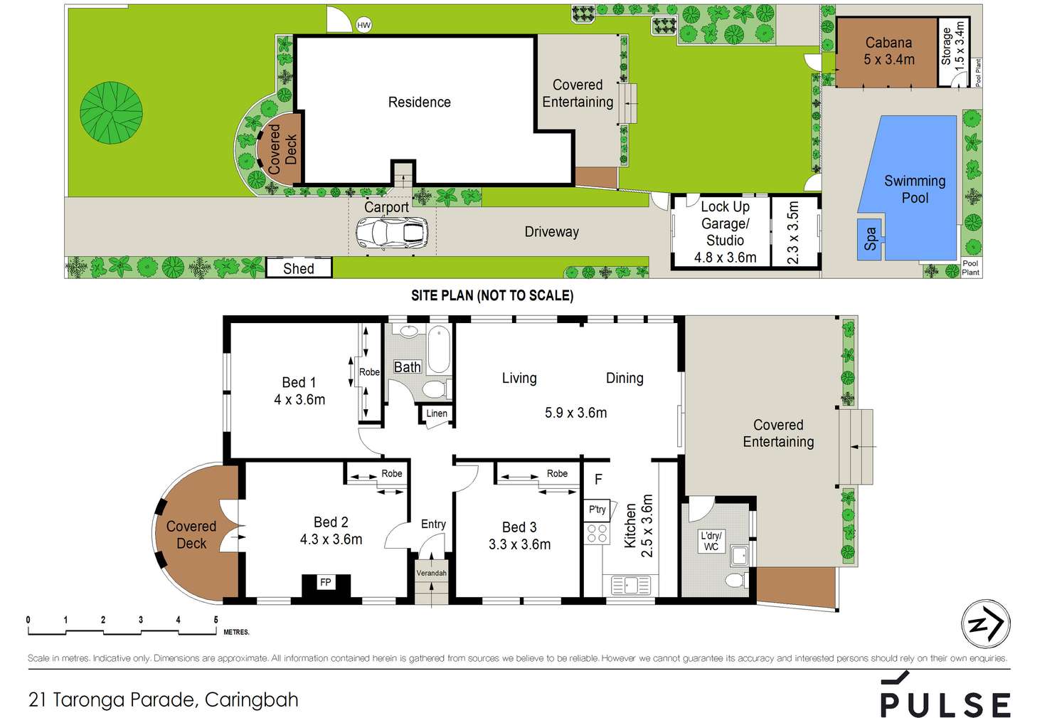 Floorplan of Homely house listing, 21 Taronga Parade, Caringbah NSW 2229