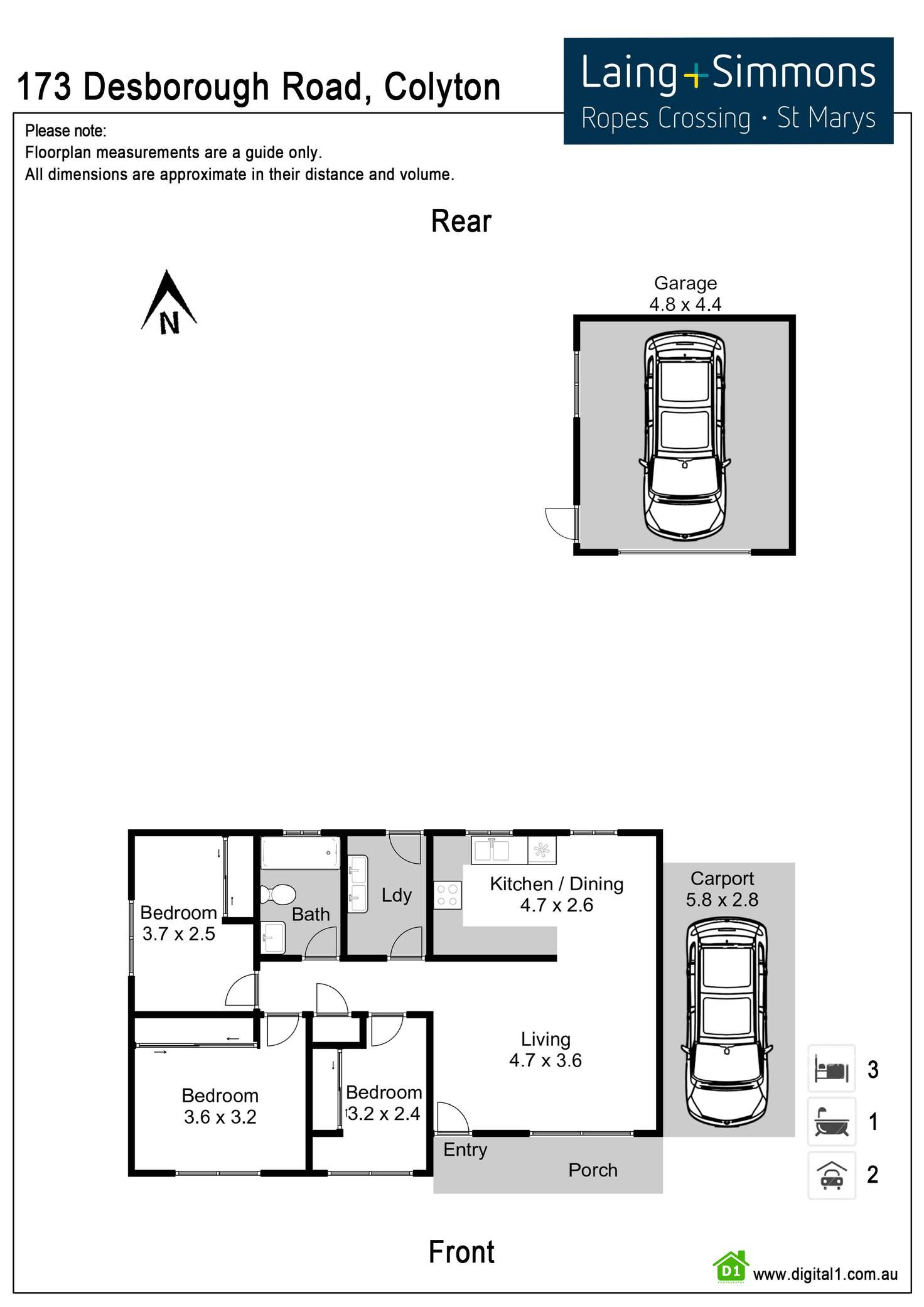 Floorplan of Homely house listing, 173 Desborough Road, Colyton NSW 2760