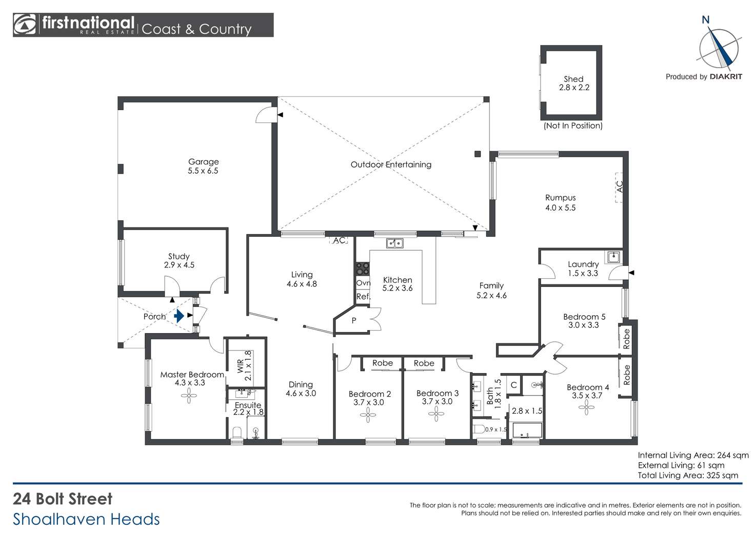 Floorplan of Homely house listing, 24 Bolt Street, Shoalhaven Heads NSW 2535