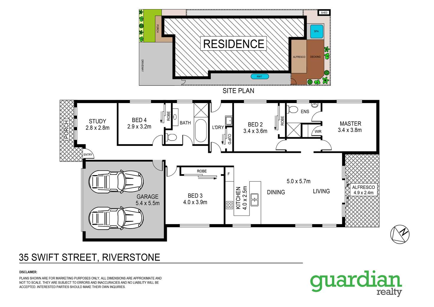 Floorplan of Homely house listing, 35 Swift Street, Riverstone NSW 2765