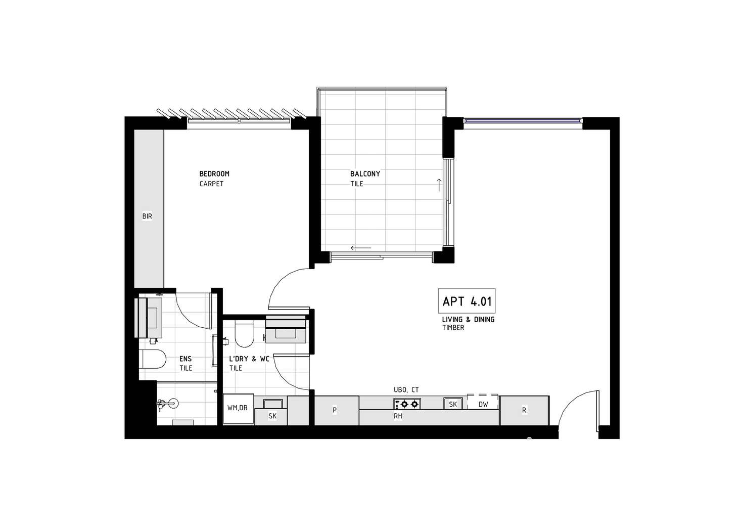 Floorplan of Homely apartment listing, 401/248 Unley Road, Hyde Park SA 5061