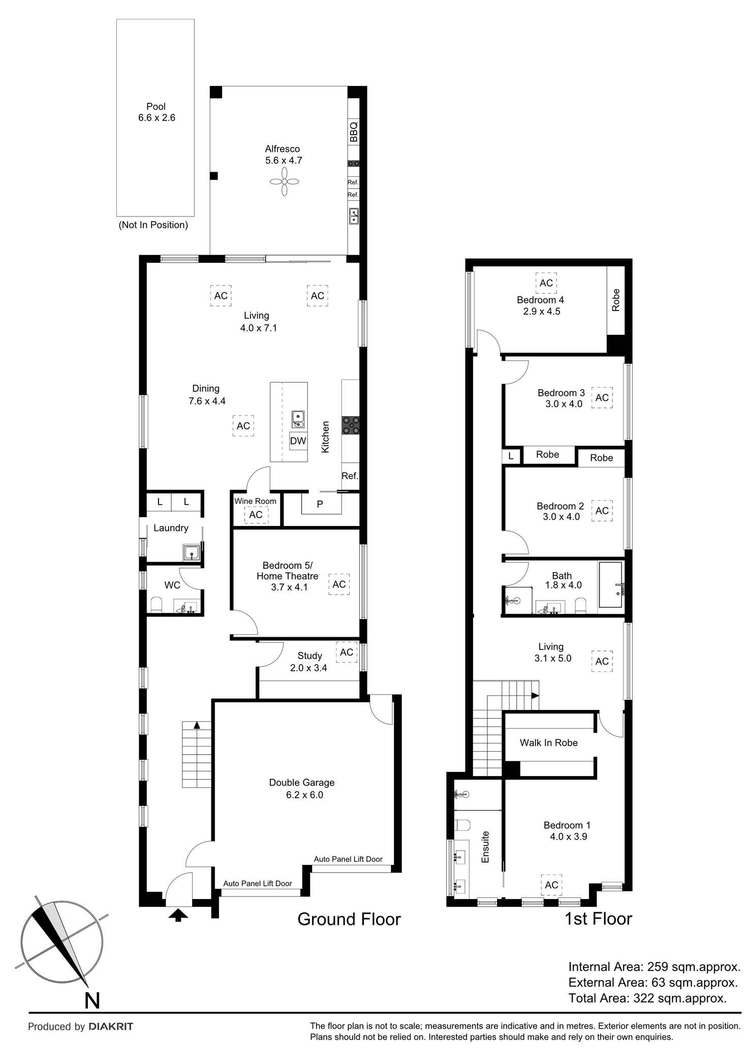 Floorplan of Homely house listing, 1D Milne Street, Vale Park SA 5081