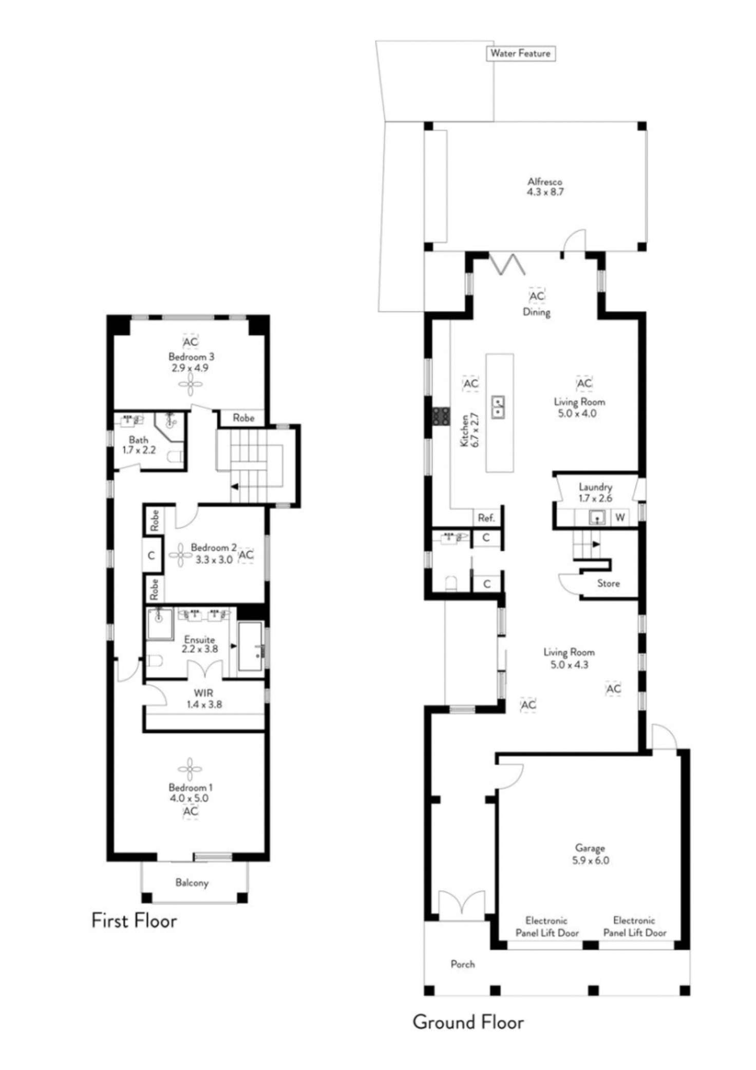 Floorplan of Homely house listing, 34a Kibby Avenue, Glenelg North SA 5045