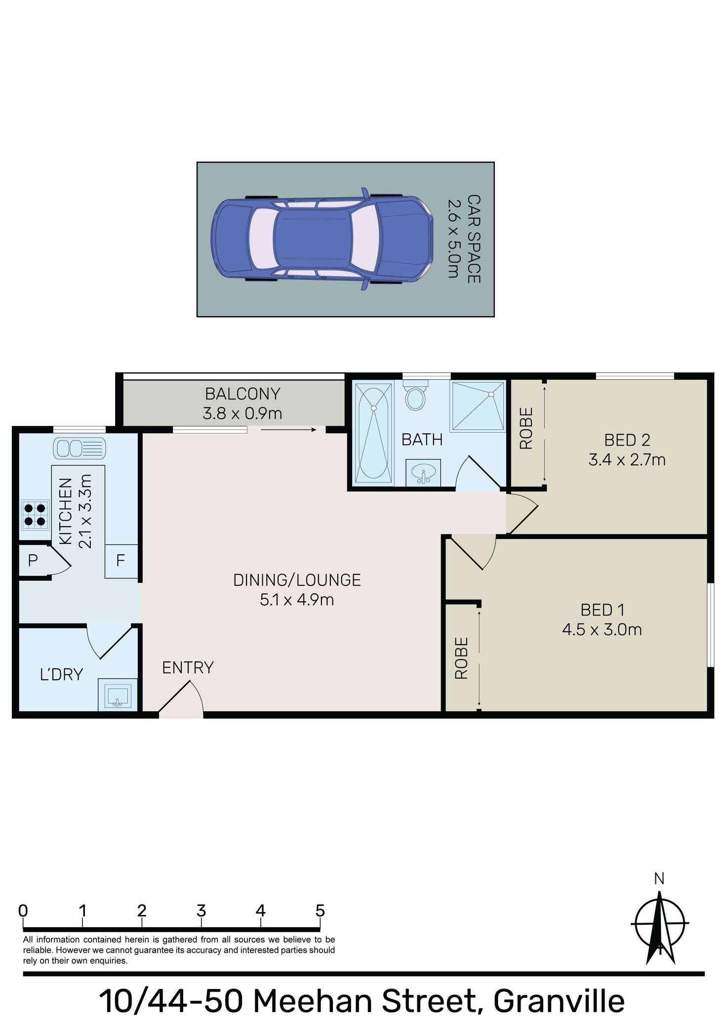 Floorplan of Homely unit listing, 10/44-50 Meehan Street, Granville NSW 2142