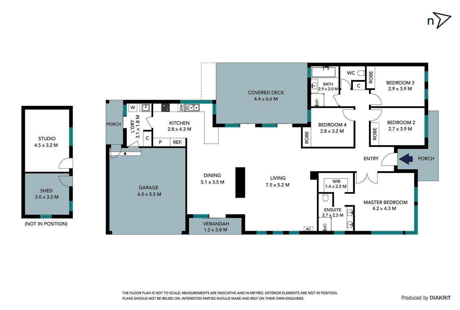 Floorplan of Homely house listing, 5 Bail Street, Epping VIC 3076