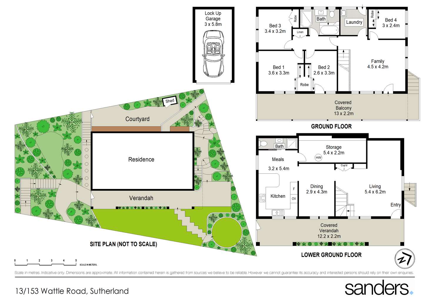 Floorplan of Homely townhouse listing, 13/153-157 Wattle Road, Sutherland NSW 2232