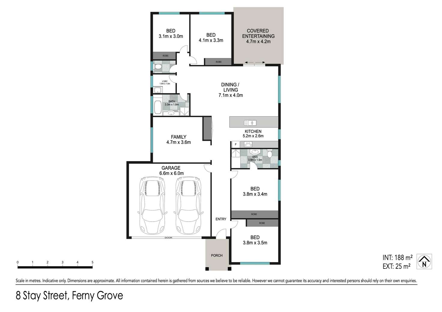 Floorplan of Homely house listing, 8 Stay Street, Ferny Grove QLD 4055