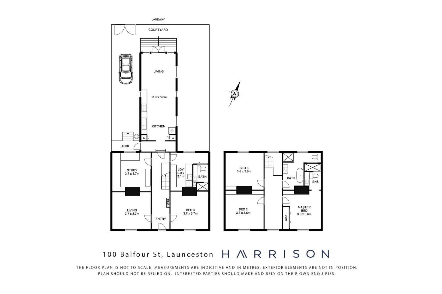 Floorplan of Homely house listing, 100 Balfour Street, Launceston TAS 7250