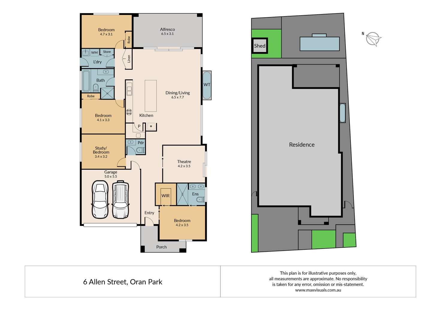 Floorplan of Homely house listing, 6 Allen Street, Oran Park NSW 2570