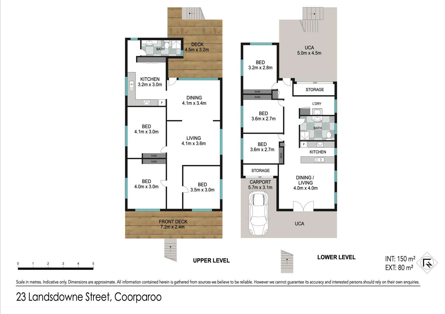 Floorplan of Homely house listing, 23 Landsdowne Street, Coorparoo QLD 4151
