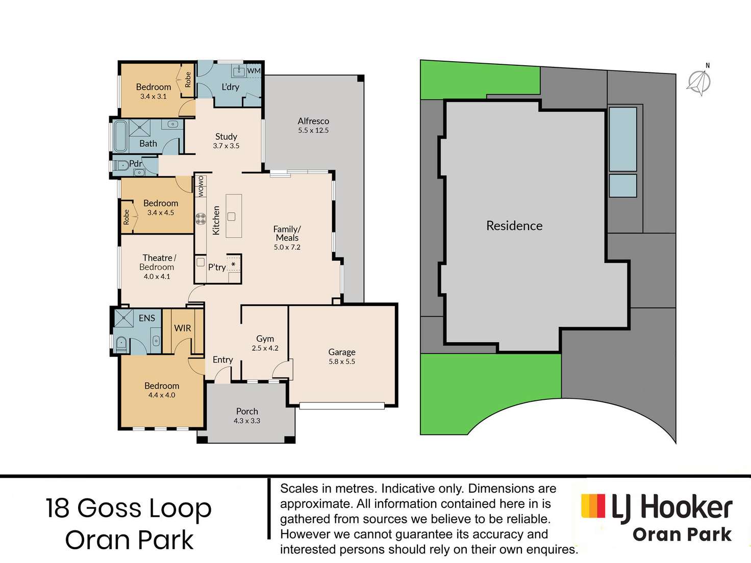 Floorplan of Homely house listing, 18 Goss Loop, Oran Park NSW 2570