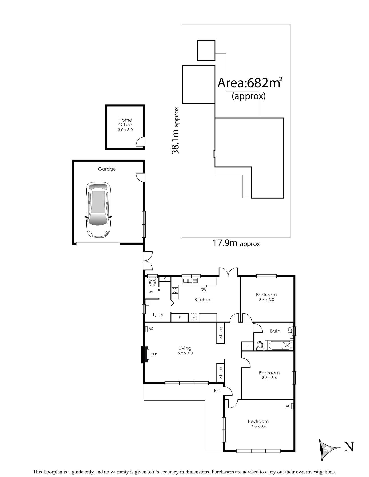 Floorplan of Homely house listing, 151 Warren Road, Parkdale VIC 3195