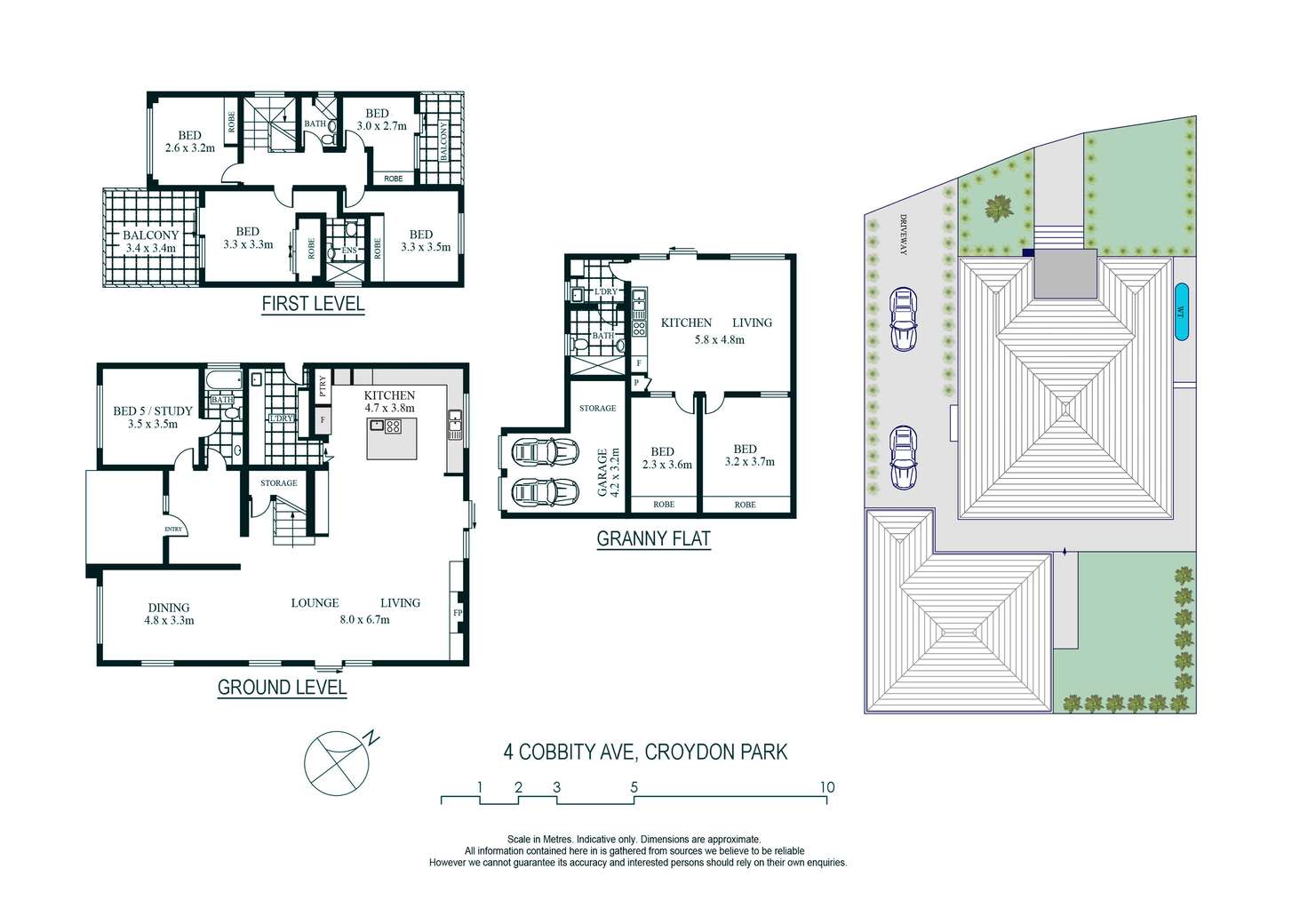 Floorplan of Homely house listing, 4 Cobbitty Avenue, Croydon Park NSW 2133