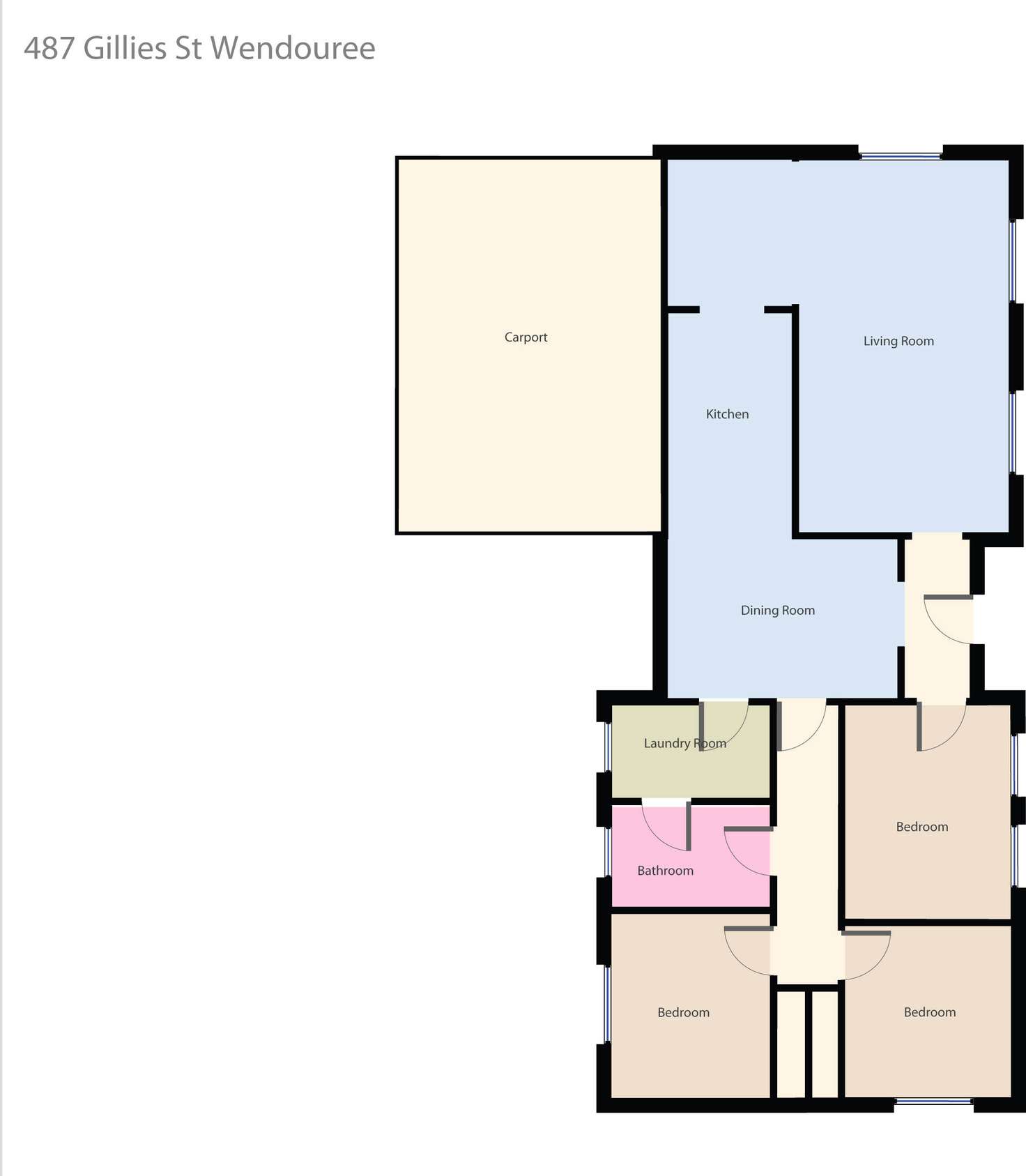 Floorplan of Homely house listing, 487 Gillies Street North, Wendouree VIC 3355