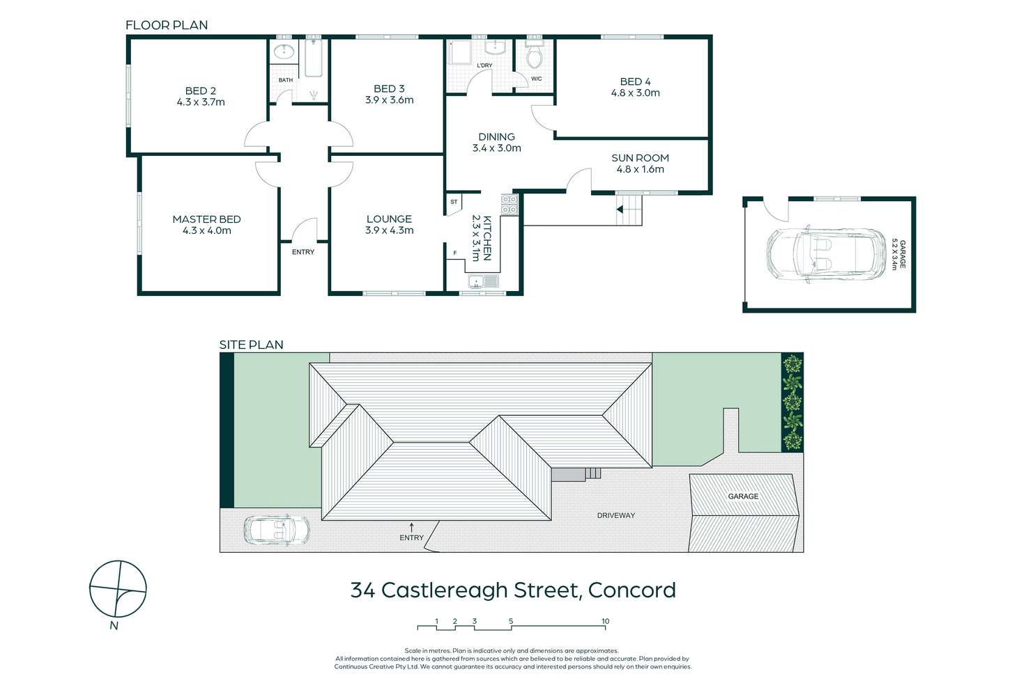 Floorplan of Homely house listing, 34 Castlereagh Street, Concord NSW 2137