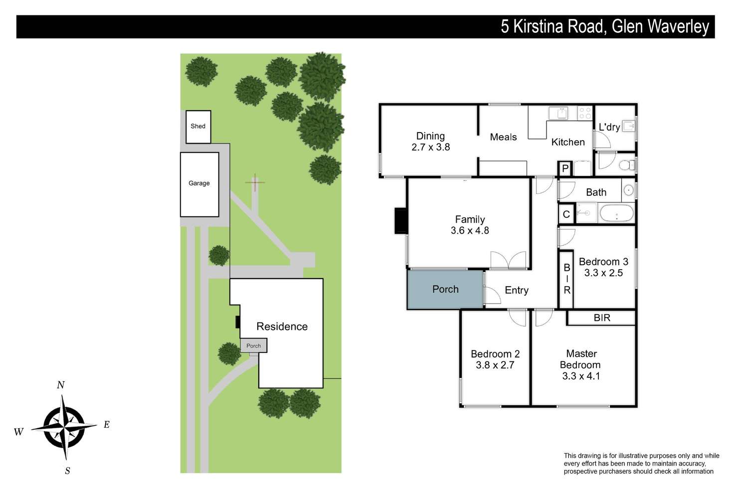 Floorplan of Homely house listing, 5 Kirstina Road, Glen Waverley VIC 3150