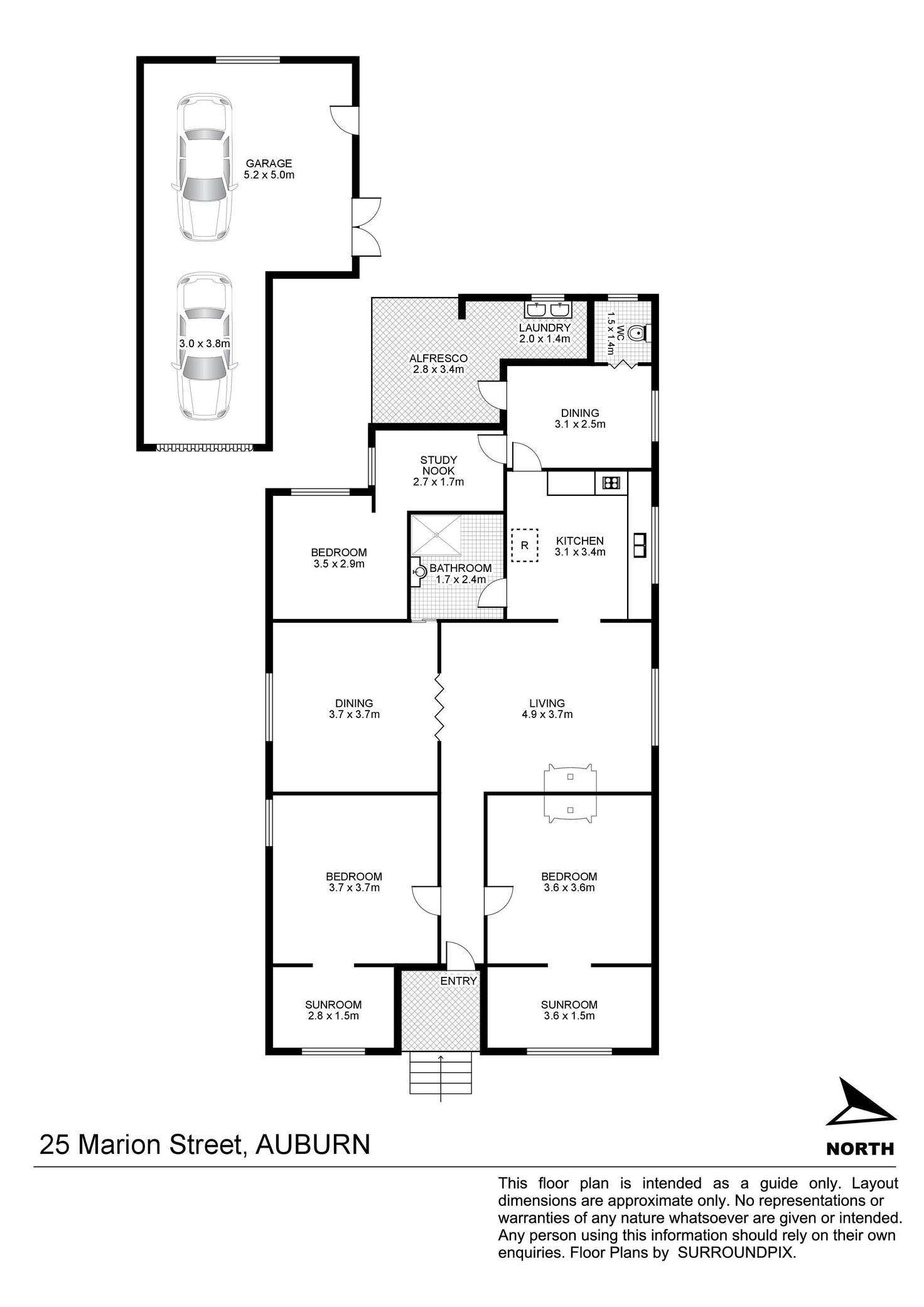 Floorplan of Homely house listing, 25 Marion Street, Auburn NSW 2144