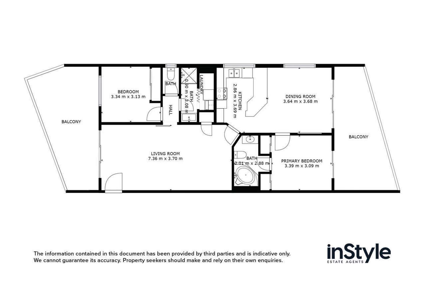 Floorplan of Homely apartment listing, 15/44 Jerrabomberra Avenue, Narrabundah ACT 2604