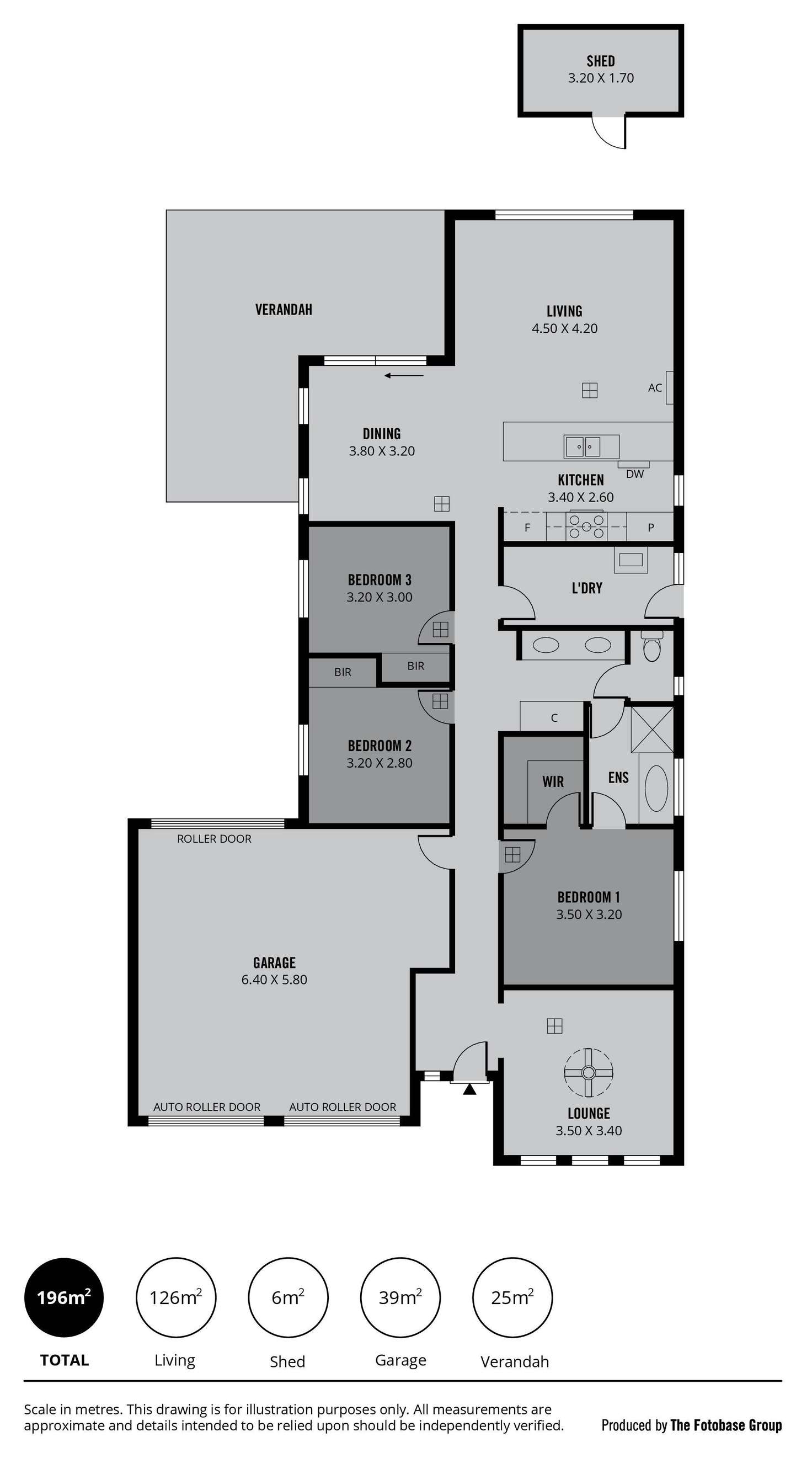 Floorplan of Homely house listing, 12 Quinn Street, Christie Downs SA 5164