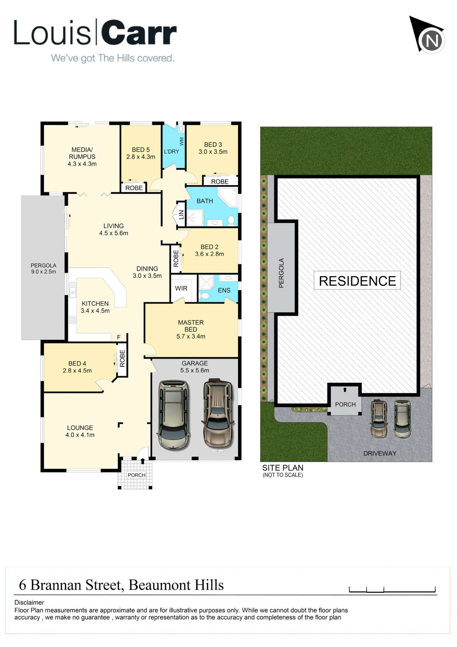 Floorplan of Homely house listing, 6 Brannan Street, Beaumont Hills NSW 2155