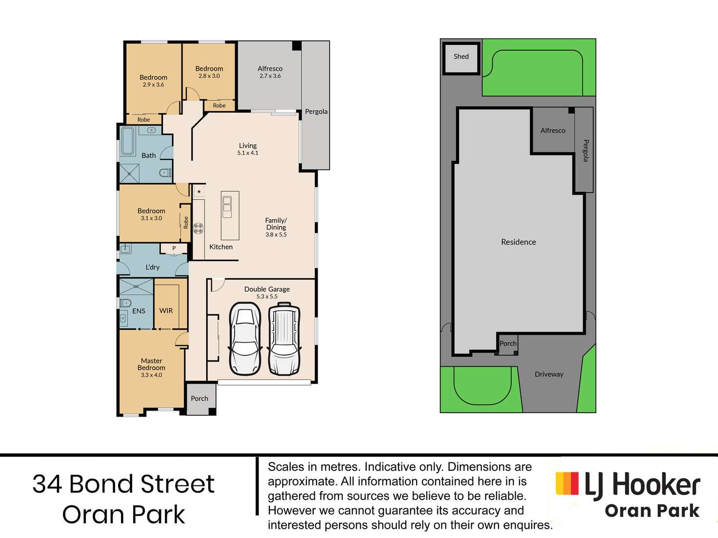 Floorplan of Homely house listing, 34 Bond Street, Oran Park NSW 2570