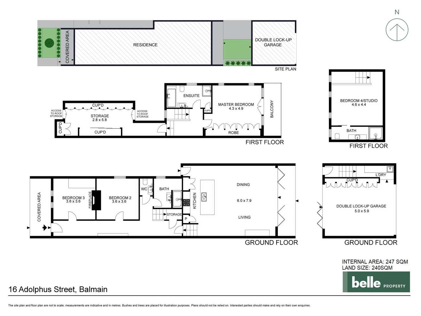 Floorplan of Homely house listing, 16 Adolphus Street, Balmain NSW 2041