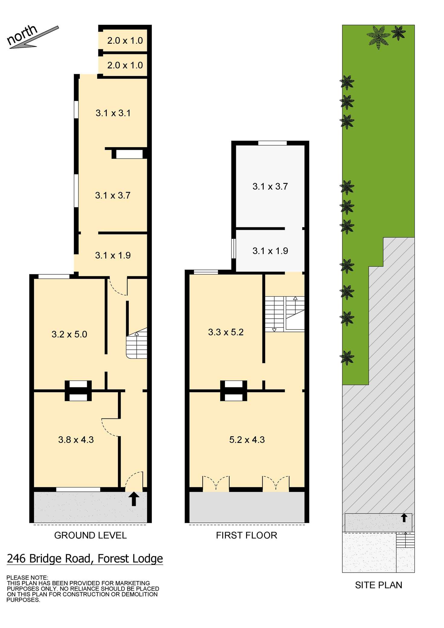 Floorplan of Homely house listing, 246 Bridge Road, Forest Lodge NSW 2037